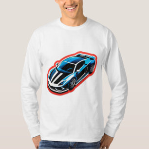 Vibrant Pop Art Sports Car T-Shirt