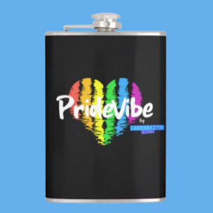 Vibrant PrideVibe Flask: Carry Pride with Rainbow Hip Flask