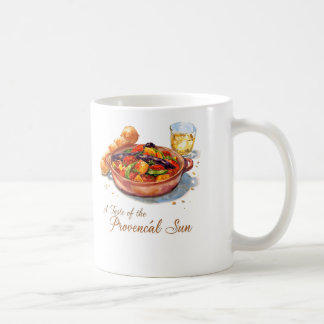 Vibrant Provencal Ratatouille Watercolor Painting Coffee Mug