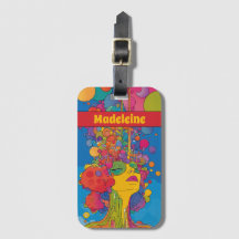 Vibrant Psychedelic Pop Art Groovy Retro Design