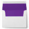 Vibrant Purple Lined Envelope