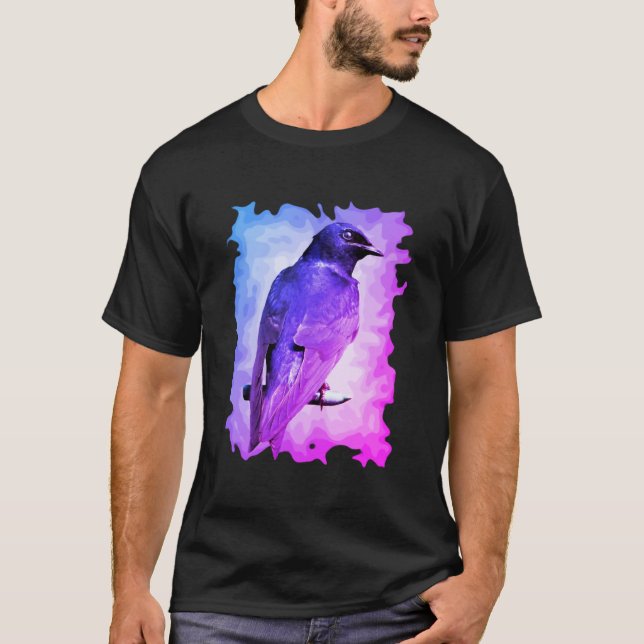 Vibrant Purple Martin T-Shirt (Front)