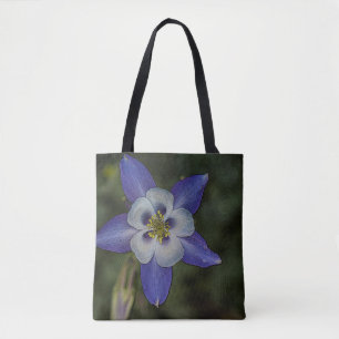 Vibrant Purple Morning Glory Tote Bag