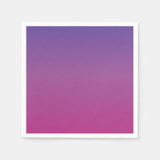 Vibrant Purple to Pink Gradient Napkin