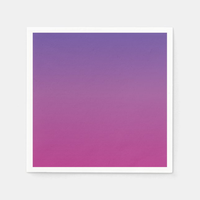 Vibrant Purple to Pink Gradient Napkin (Front)