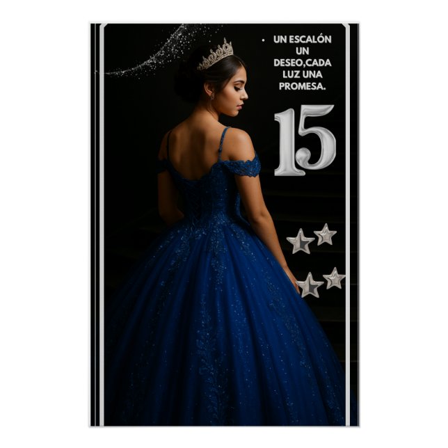 Vibrant Quinceañera Dreams Poster (Front)