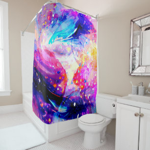 Vibrant Rainbow Colourful Abstract Art