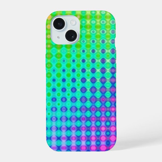 Vibrant Rainbow  iPhone 15 Case (Back)