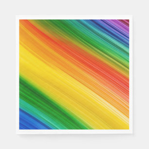 Vibrant Rainbow of Colours Napkin