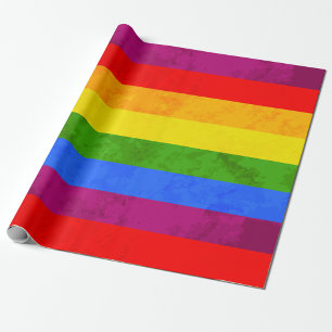 Vibrant Rainbow Pride Wrapping Paper