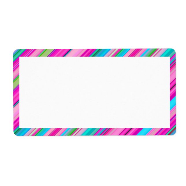 Vibrant Rainbow Stripe Pattern Design (Front)