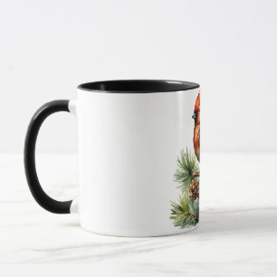 Vibrant Red Berries with Lush Green Leaves Mug