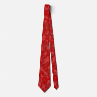 Vibrant Red Camouflage in Crimson and Cherry Red Tie