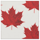 Vibrant Red Maple Leaf Design