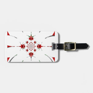 Vibrant Republic of Kenya Shield Flag Kaleidoscope Luggage Tag