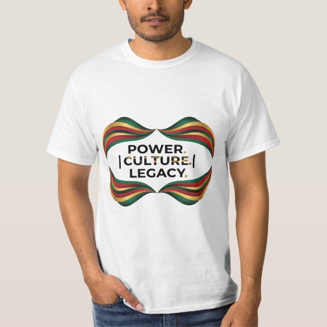 Vibrant Ribbon Crest T-Shirt (Front)