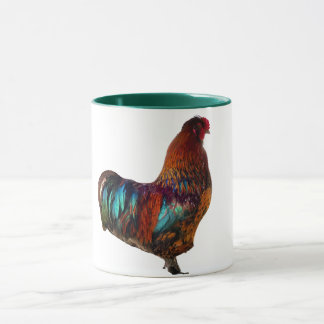 Vibrant Rooster Mug - Colourful Farm Fresh Art