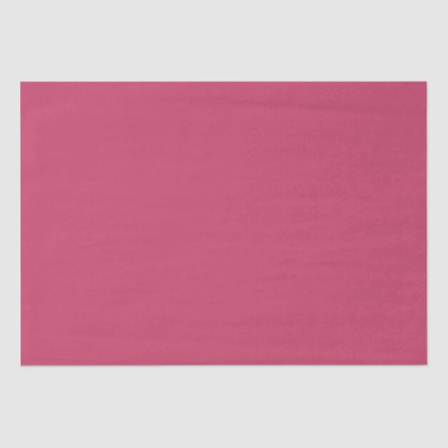 Vibrant Rose Deep Pink Solid Colour #ca3f67 Tissue Paper (Front)