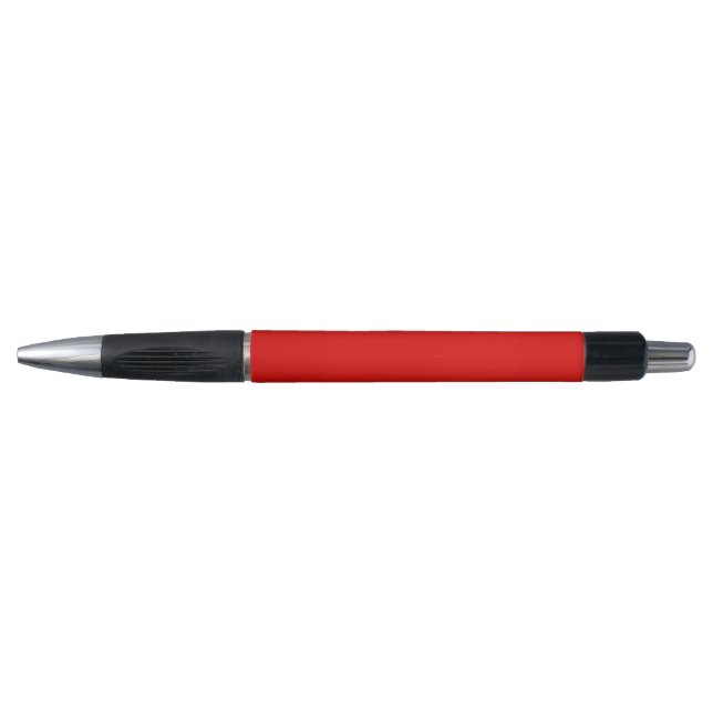 Vibrant Rosso, Bright Red All-Purpose Customizable Pen (Front)