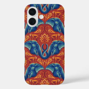 Vibrant Safari Tapestry Pattern - The White Lotus iPhone 16 Case