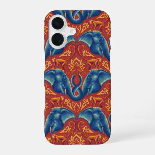 Vibrant Safari Tapestry Pattern - The White Lotus iPhone 16 Case