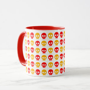 Vibrant Skull Pop Mug