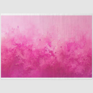 Vibrant Solid Gradient Pink Tissue Paper