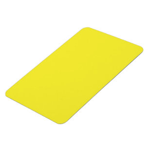 Vibrant Solid Yellow Background Magnet