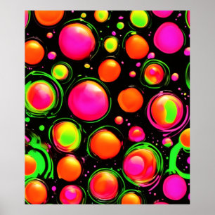 Vibrant Sphere Ballet Poster