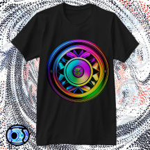 Vibrant Spiral Circle Form-In