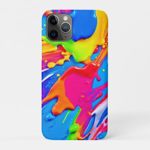 Vibrant Splatter Colour Burst Design iPhone 11 Pro Case