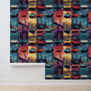 Vibrant sports car wallpaper for automotive fans