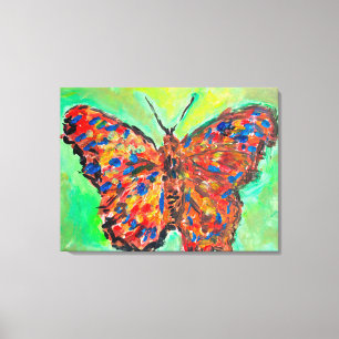 Vibrant Spotted Butterfly Canvas Print