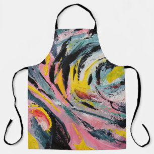 Vibrant Spring Festival Canvas Apron