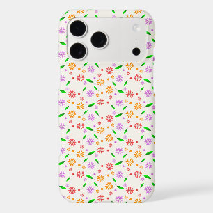 Vibrant Spring Flowers and Leaves