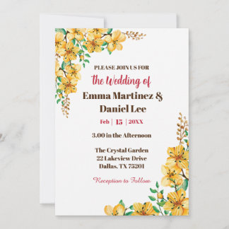 Vibrant Spring Invitation