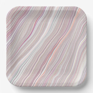 Vibrant Square Paper Plate for Summer BBQs