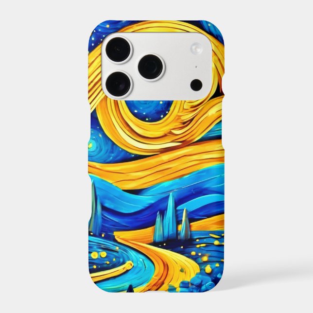 Vibrant Starry Artwork (Back)