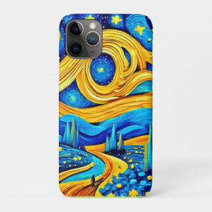 Vibrant Starry Artwork iPhone 11 Pro Case