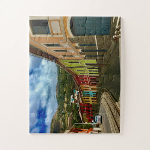 Vibrant Streets of Alas   Colorful Ecuador Jigsaw Puzzle