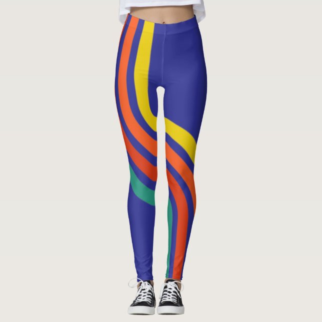 Vibrant Stride Training Leggings (Front)