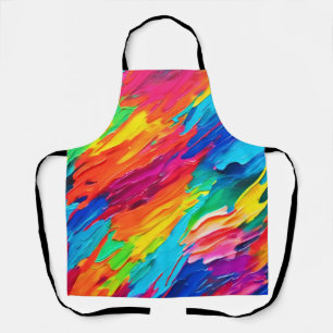 Vibrant Strokes of Joy Apron
