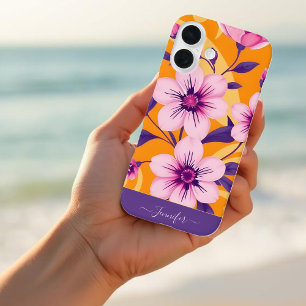 Vibrant Summer Floral-Dopamine Style iPhone 16 Case
