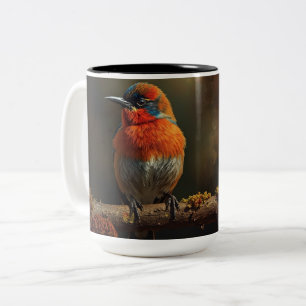 Vibrant Sunbird Wildlife Macro Art Bird Tea Mug