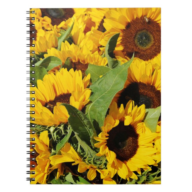 Vibrant Sunflower Bloom Journal (Front)