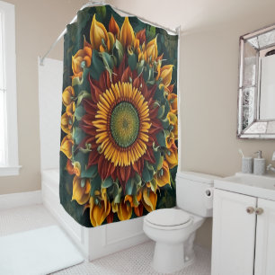 Vibrant Sunflower Colourful Nature Design