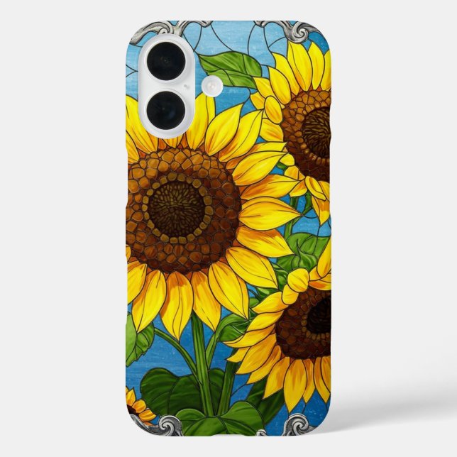 Vibrant Sunflowers Case-Mate iPhone Case (Back)