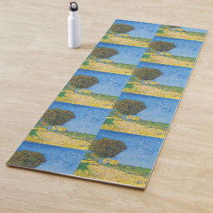 Vibrant Sunny Path & Yellow House by Van Gogh Yoga Mat