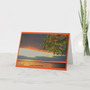 Vibrant Sunset Thinking Of You Card