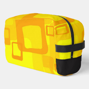 Vibrant Sunshine Flow – Modern Abstract Art Shapes Dopp Kit